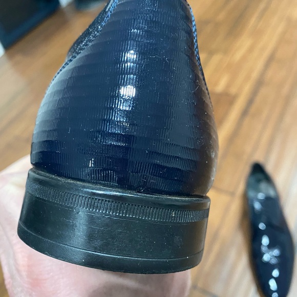 Real eel skin. Worn once. Purchased in a boutique shop in Italy. Size 11-11.5. main image 8